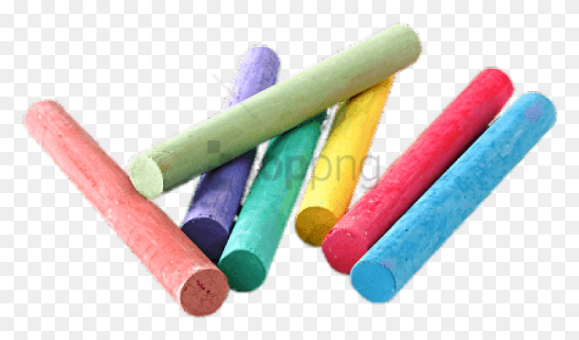 833x463 Free Coloured Chalk Sticks Image With Transparent Chalk Transparent, Crayon HD PNG Download