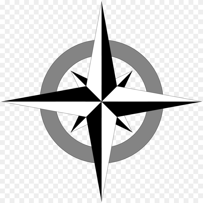 900x900 Compass Clip Art, Cross, Symbol Sticker PNG