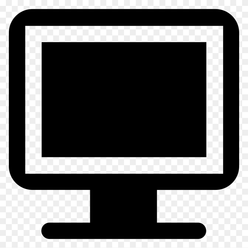 980x982 Free Computer Icon Svg Monitor With Digital Computer Icon, Screen, Electronics, Display HD PNG Download