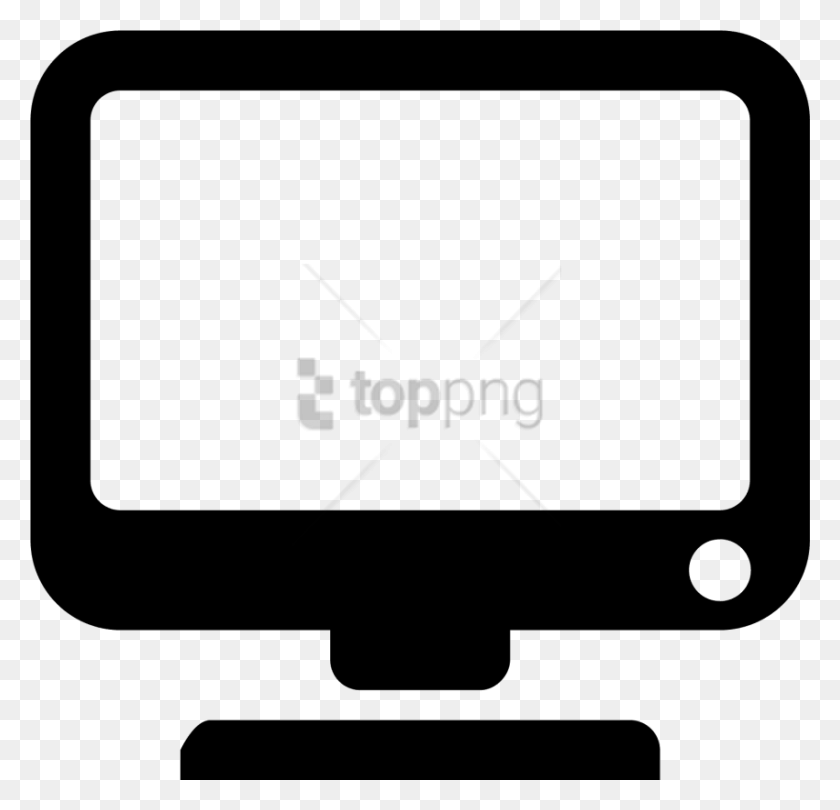 850x818 Free Computer Monitor Icon Images Transparent Background Computer Icon, Electronics, Monitor, Screen HD PNG Download