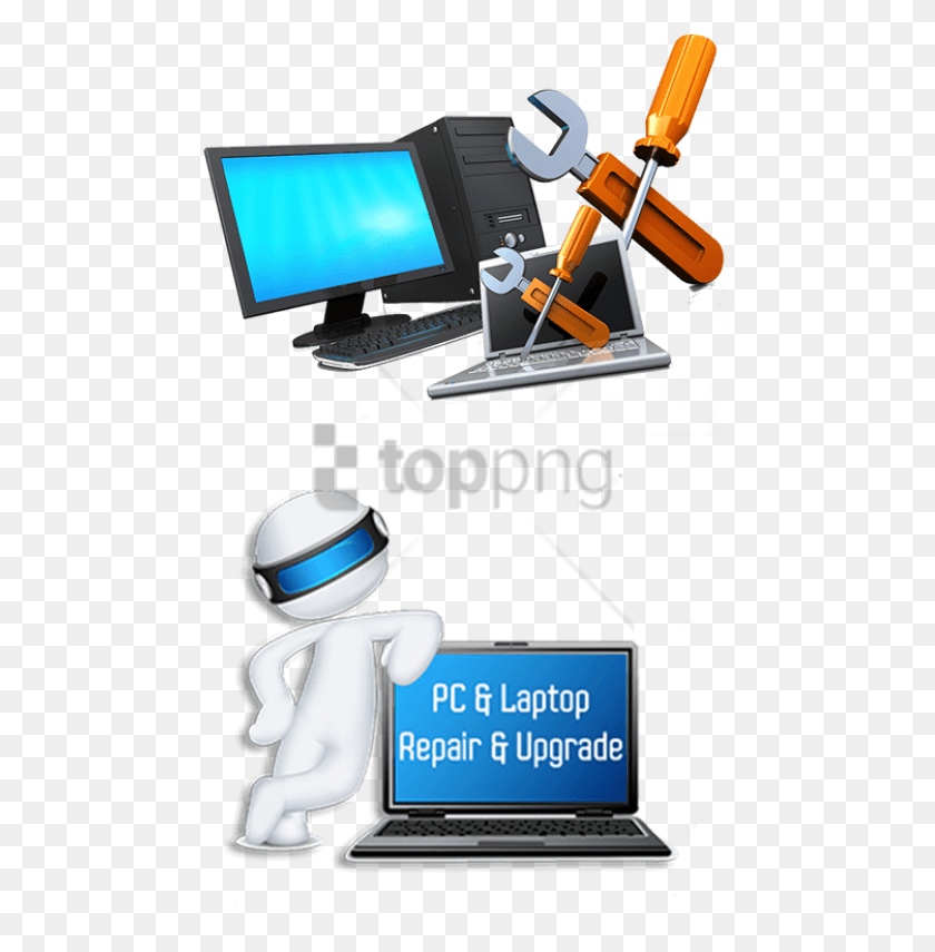 475x795 Free Computer Repair Services Image With Transparent Computer Repairing, Laptop, Pc, Electronics HD PNG Download