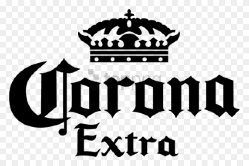 850x544 Free Coronas Vector Image With Transparent Cerveza Corona Logo Vector, Text, Accessories, Accessory HD PNG Download