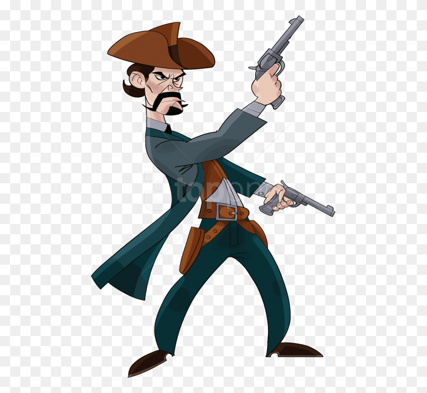 481x712 Free Cowboy, Ninja, Gun, Weapon HD PNG Download