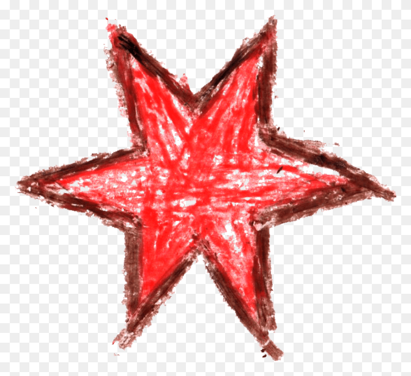 850x772 Free Crayon Star Drawing Crayon Drawing Transparent, Symbol, Star Symbol, Animal HD PNG Download