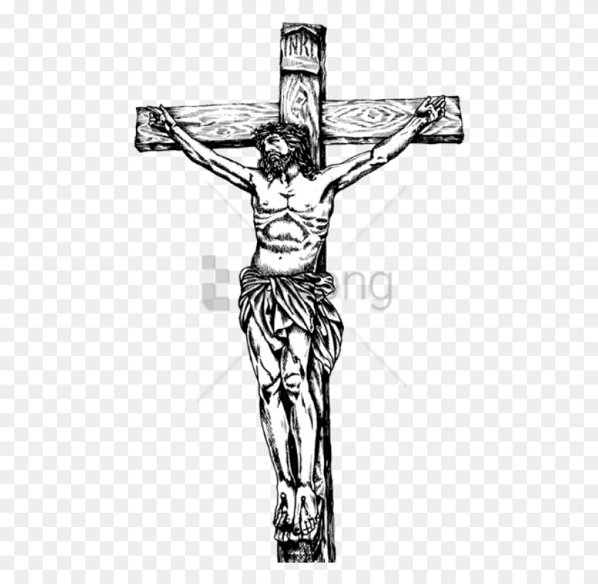 467x760 Free Cross Tattoo Image With Transparent Background Tattoos For Picsart, Crucifix, Symbol, Person HD PNG Download