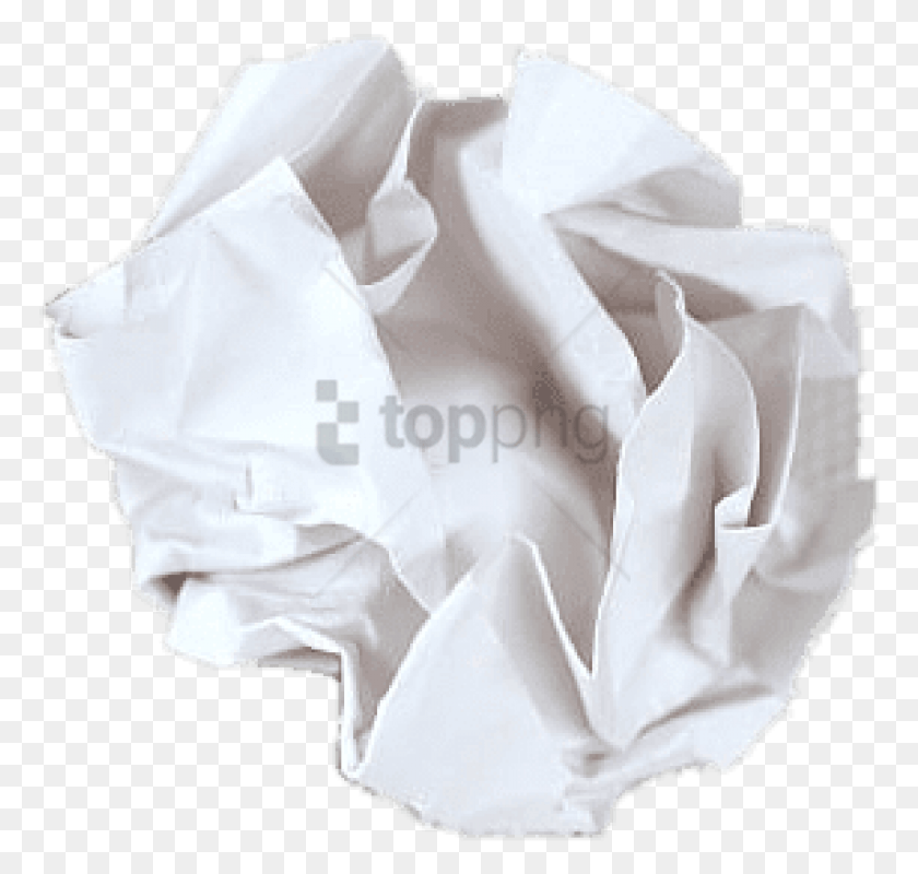 770x740 Free Crumpled Piece Of Paper Image With Transparent Ball Transparent Background Crumpled Paper Transparent, Towel, Paper Towel, Tissue HD PNG Download