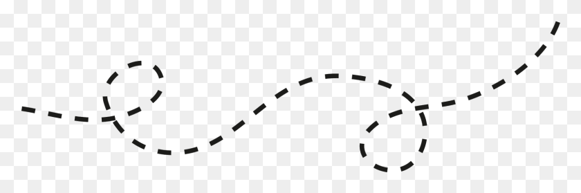 1520x427 Free Curved Line Cliparts On Clipart Dotted Swirl Line, Gauge, Analog Clock, Clock HD PNG Download