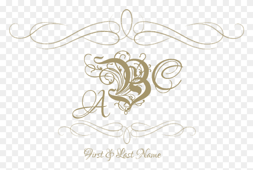 917x596 Free Custom Wedding Designs Calligraphy, Floral Design, Pattern, Graphics HD PNG Download