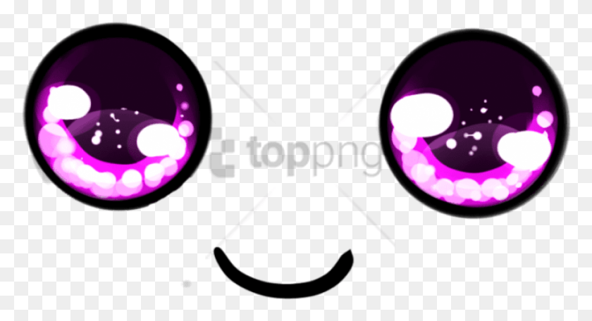 851x433 Free Cute Cartoon Eyes Transparent Image With Cute Eyes Transparent, Graphics, Text HD PNG Download
