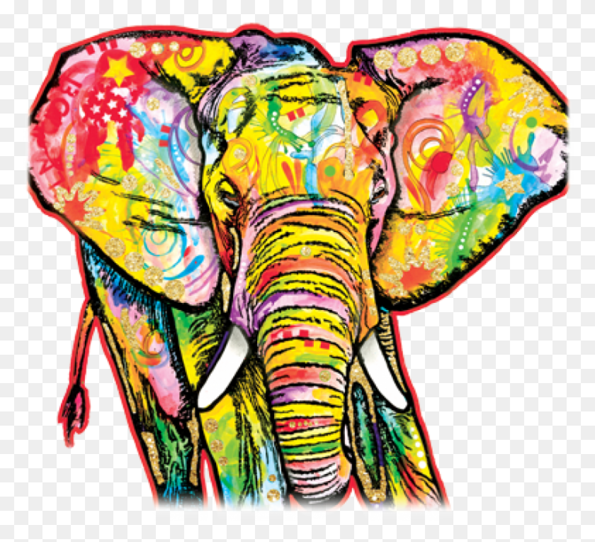 850x768 Png Дин Руссо Слон Плакат Плакат Слон 500 Шт. Головоломка, Дикая Природа, Млекопитающее Png Скачать