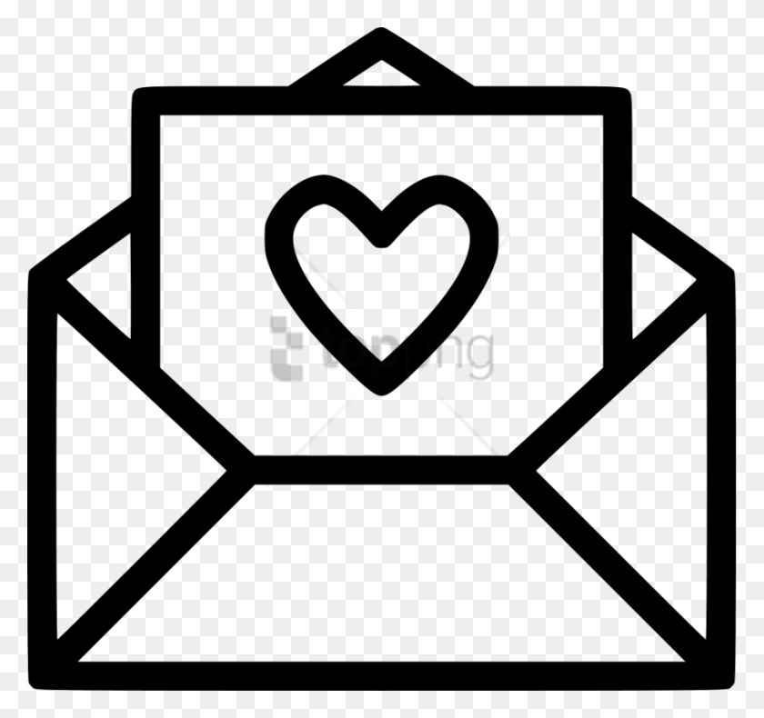850x796 Free Death Email Image With Transparent Background Envelope With Letter In Icon, Symbol, Recycling Symbol, Star Symbol HD PNG Download