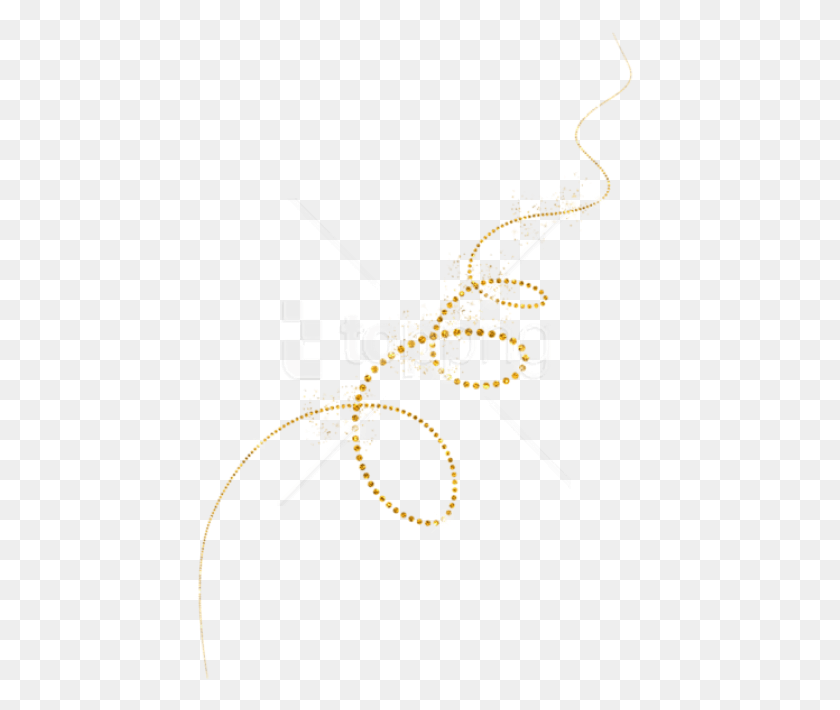 448x650 Free Decoration With Shiny Effect Clipart Necklace, Graphics, Floral Design HD PNG Download