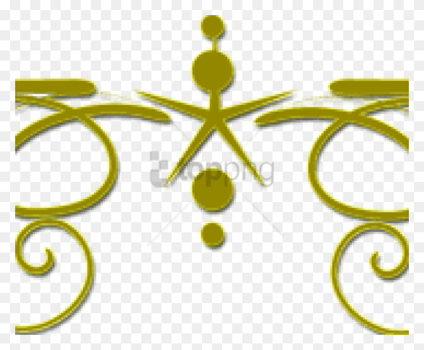 850x690 Free Decorative Gold Line Image With Transparent Golden Vector Line, Transportation, Vehicle, Seesaw HD PNG Download