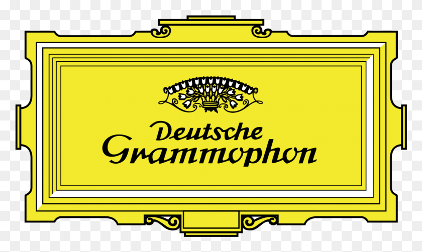 1255x712 Descargar Png Deutsche Grammophon Wikipedia, Deutsche Grammophon Logo, Etiqueta, Texto, Símbolo Hd Png