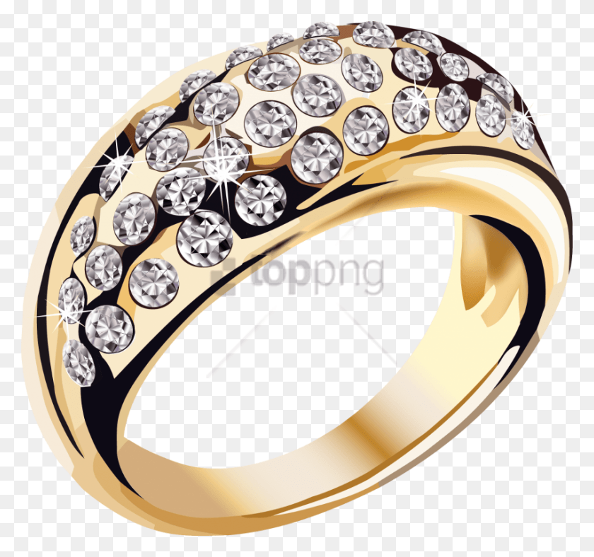 850x794 Free Diamond Wedding Rings Image With Transparent Ring In, Accessories, Accessory, Jewelry Descargar Hd Png