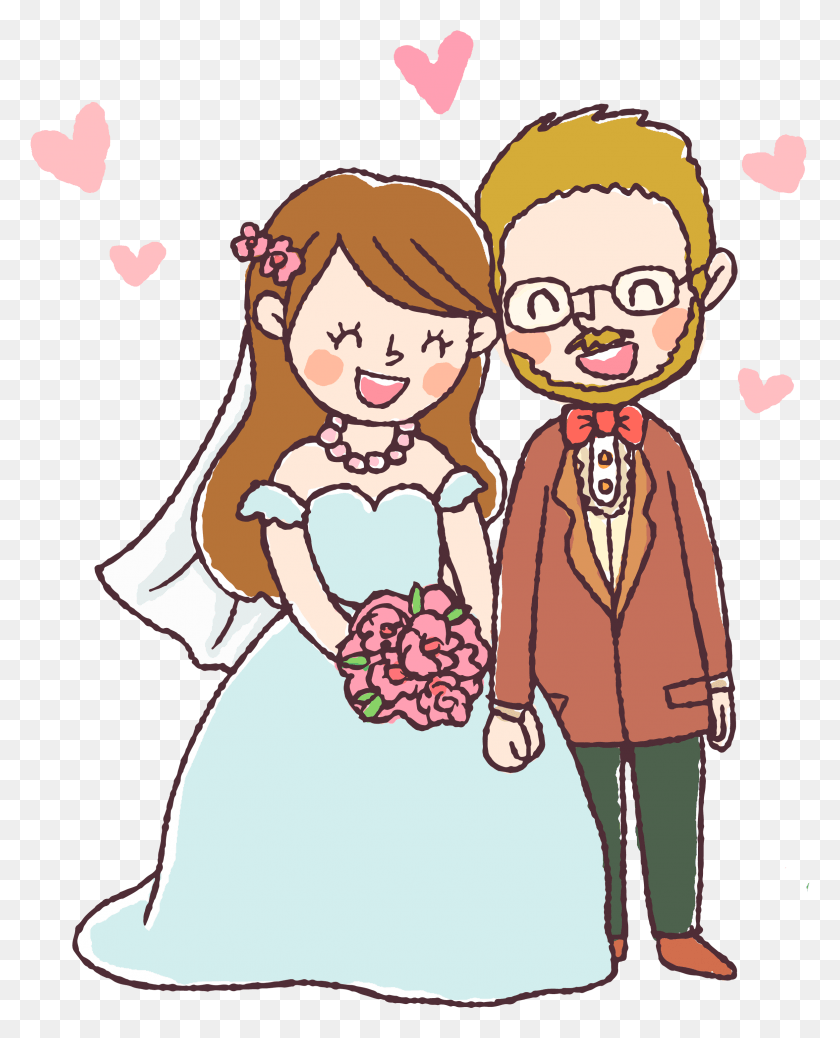 2354x2952 Free Digital Stamp Marriage Drawing, Person, Clothing, People HD PNG Download