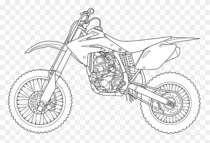 850x559 Free Dirt Bike Drawing Ideas Images Blue Gate Of Fez, Transportation, Vehicle, Motorcycle HD PNG Download