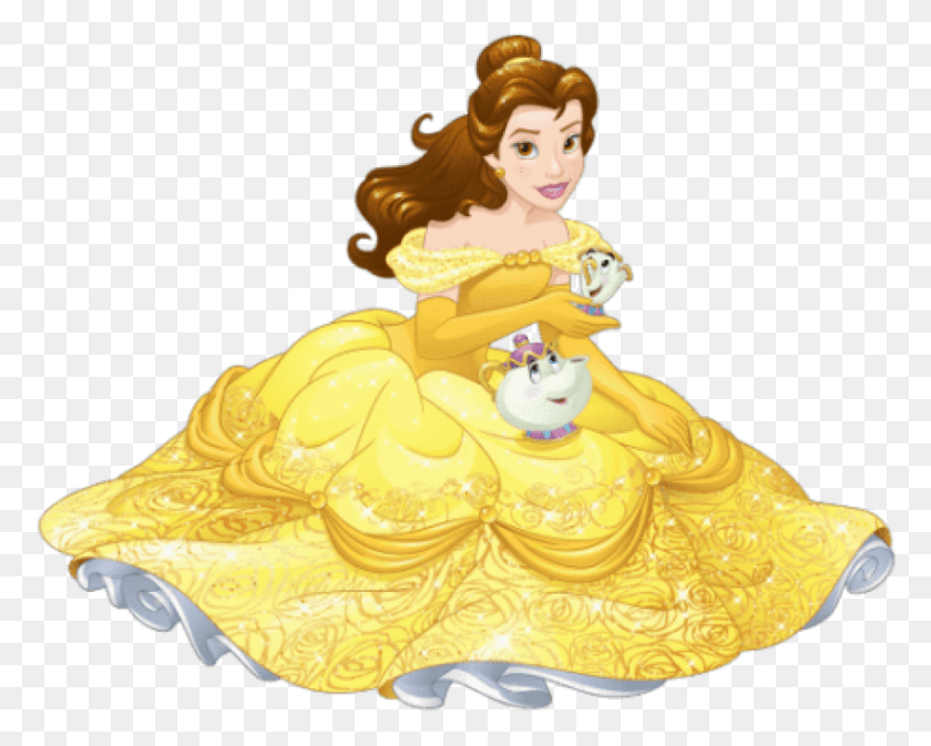 850x669 Free Disney Princess Transparent Images Princess Disney Belle, Figurine, Birthday Cake, Cake HD PNG Download