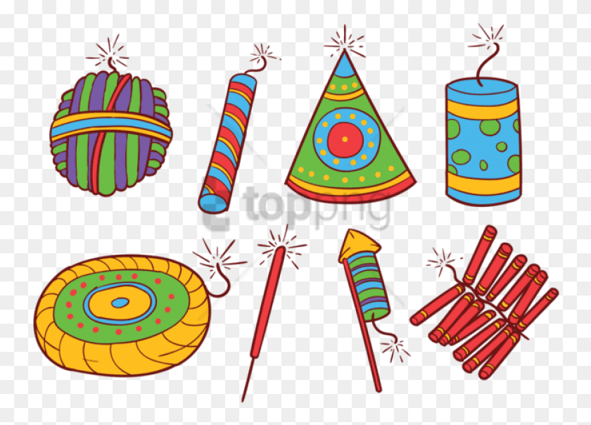 750x544 Free Diwali Crackers Image With Transparent Crackers Diwali, Tree, Plant HD PNG Download