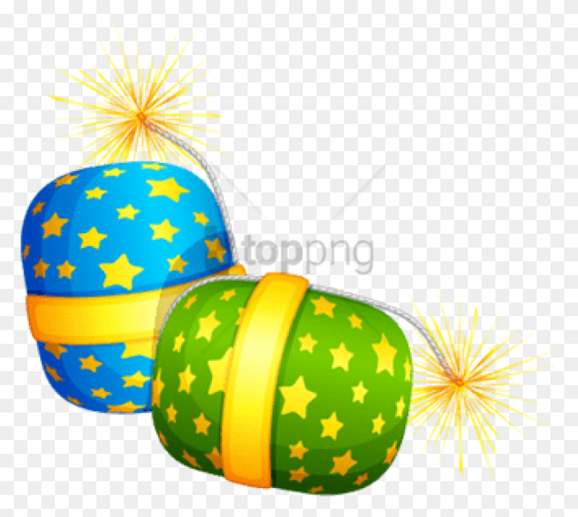 850x755 Free Diwali Sky Crackers Image With Transparent Diwali Pataka, Food, Egg, Easter Egg HD PNG Download