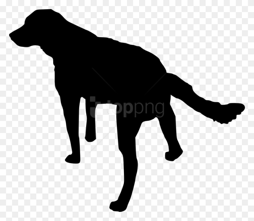 850x732 Silueta De Perro Png / Silueta De Perro Hd Png