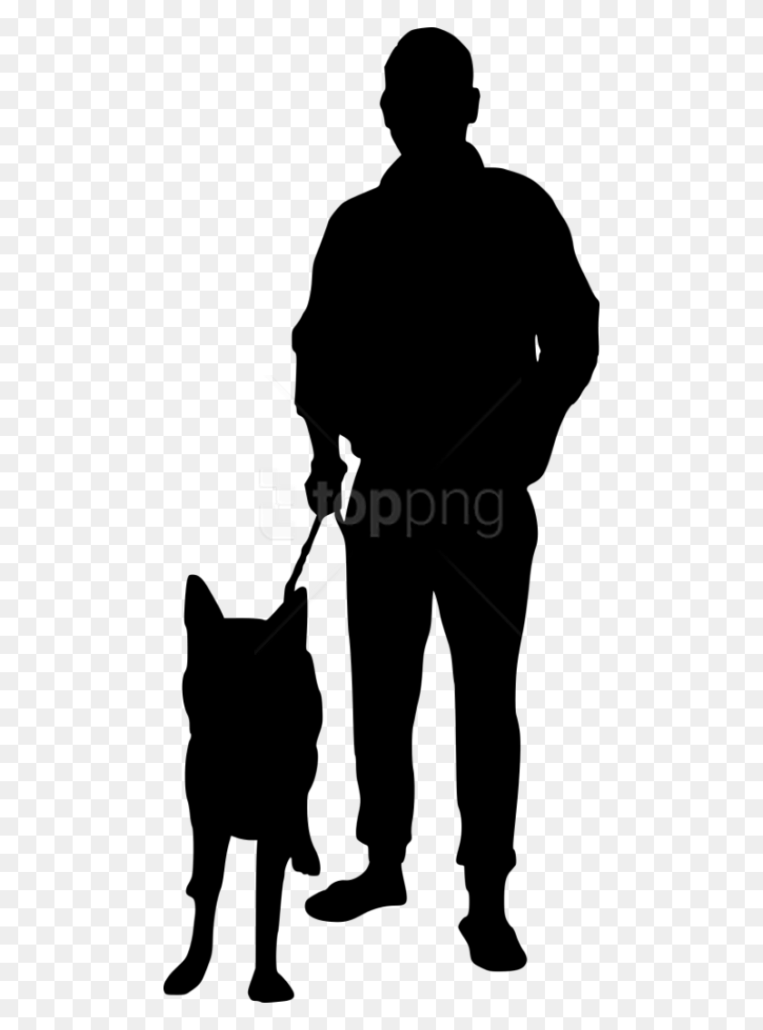 480x1074 Free Dog Walking Silhouette People Walking Silhouette, Person, Human HD PNG Download