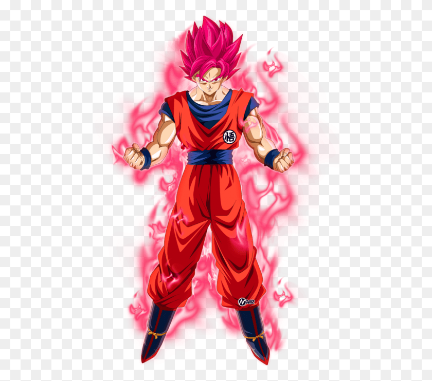 480x682 Descargar Png Dragon Ball Super Goku Ssj Red Dragon Ball Goku Rojo, Graphics, Person Hd Png