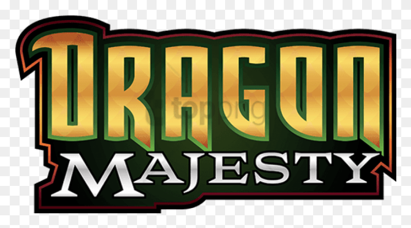 850x443 Descargar Png Dragon Majesty Logo Imágenes De Fondo Pokemon Tcg Dragon Majesty Logo, Juego, Apuestas, Tragamonedas Hd Png