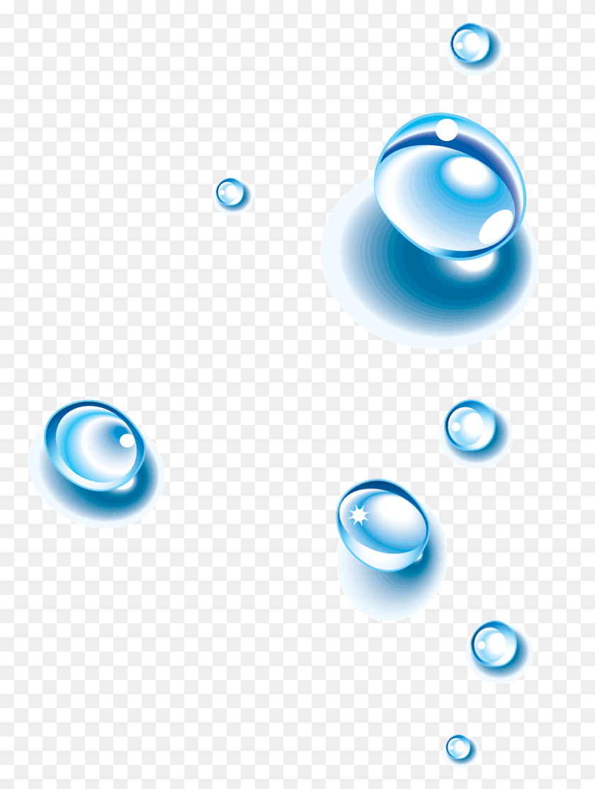 760x1054 Free Drop Graphic Clip Art On Transparent Water Drops Gif, Bubble, Sphere, Graphics HD PNG Download