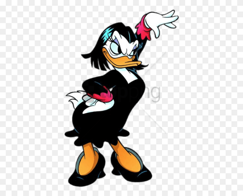 400x619 Free Ducktales Magica Throwing A Spell Magica De Spell Costume, Animal, Bird, Person HD PNG Download