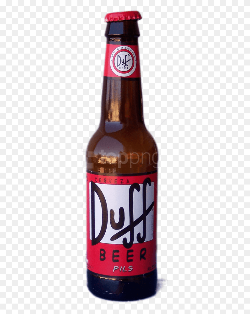 304x995 Free Duff Beer Bottle Images Background Duff, Beer, Alcohol, Beverage HD PNG Download
