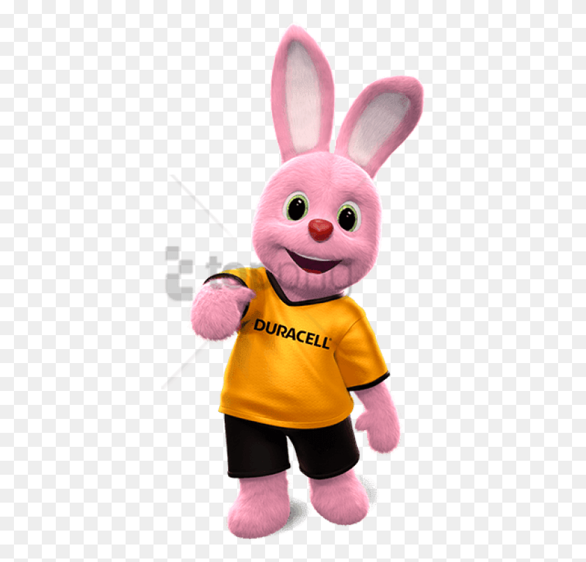 379x745 Free Duracell Bunny Hello Images Background Logo De Duracell, Игрушка, Талисман, Человек Hd Png Download