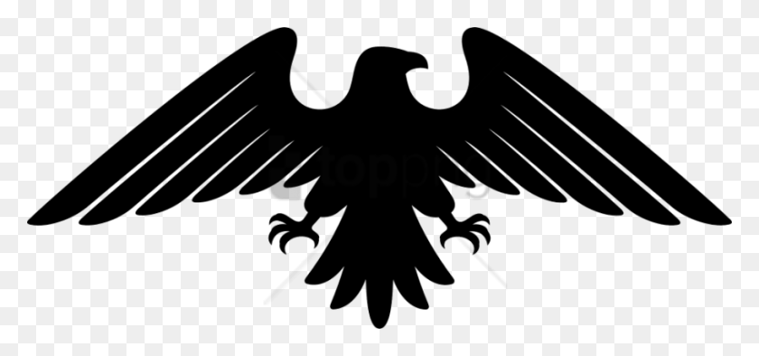 850x365 Free Eagle Eagle Svg Icon Free Eagle Icon Eagle Icon No Background, Gun, Weapon, Weaponry HD PNG Download