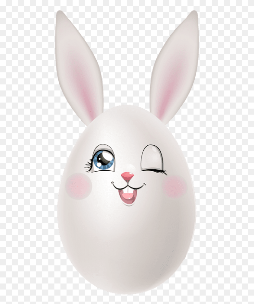 479x948 Free Easter Bunny Egg Transparent Domestic Rabbit, Performer, Food, Balloon HD PNG Download