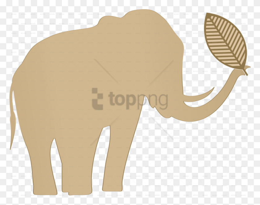 851x659 Free Elephant Shape Image With Transparent Indian Elephant, Animal, Mammal, Camel HD PNG Download