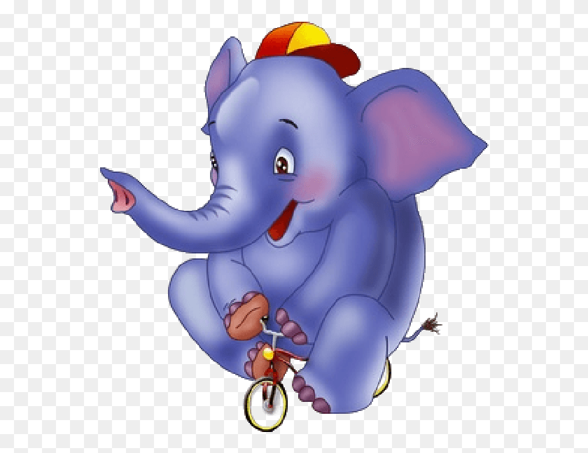 556x587 Free Elephant Transparent Images Transparent Circus Animal Purple, Toy, Mammal, Sea Life HD PNG Download
