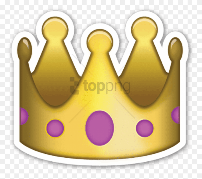 832x729 Free Emodzi Image With Transparent Background Emoji, Crown, Jewelry, Accessories HD PNG Download