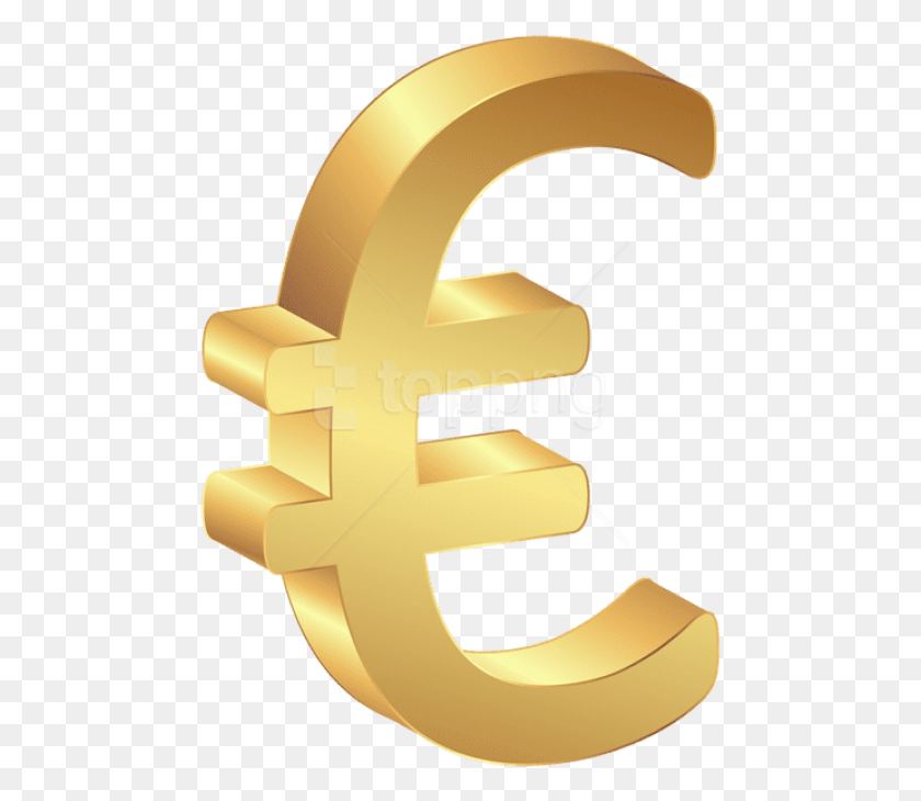 475x670 Free Euro Currency Gold Sign Clipart, Text, Symbol, Alphabet HD PNG Download