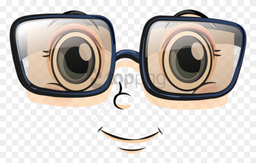 850x520 Free Eyes With Glasses Image With Transparent Eyes With Glasses Clipart, Camera, Electronics, Camera Lens HD PNG Download