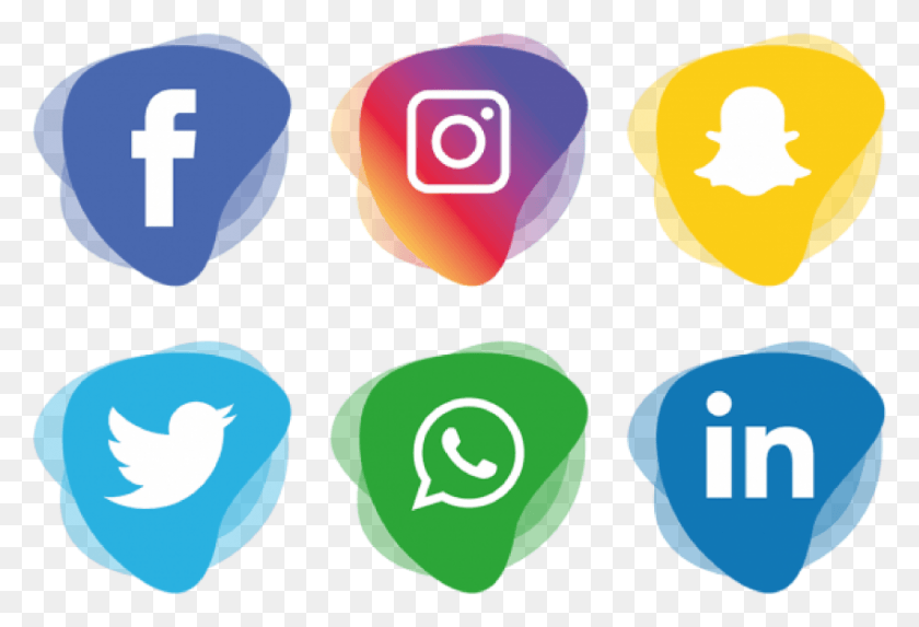 850x560 Free Facebook Instagram Whatsapp Images Facebook And Instagram Icon, Text, Plectrum, Label HD PNG Download