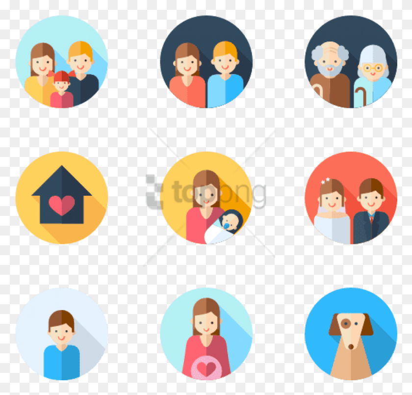 850x812 Free Family Icon Image With Transparent Background Family Icon, Person, Human, Face HD PNG Download