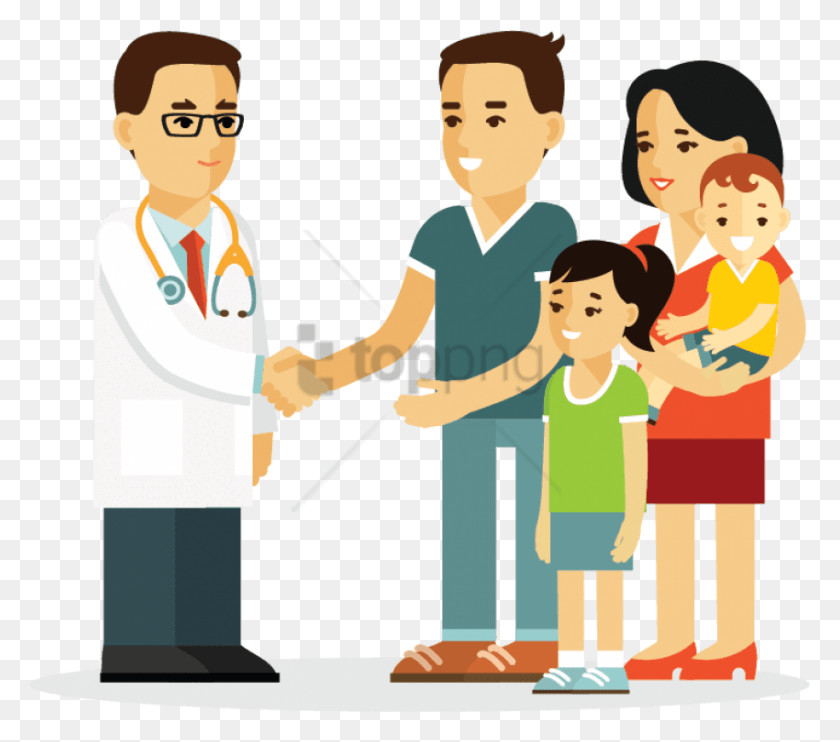 850x744 Free Family Practice Image With Transparent Family Doctor Clipart, Person, Human, People HD PNG Download