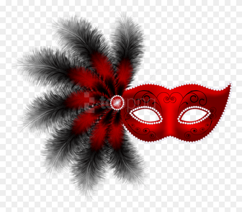 841x729 Free Feather Carnival Mask Clipart Feather Carnival Mask, Mask, Spider, Invertebrate HD PNG Download