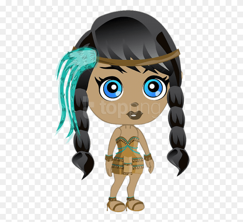 480x708 Free Female Native American 2010 Cartoon Female Native American, Helmet, Clothing, Apparel HD PNG Download