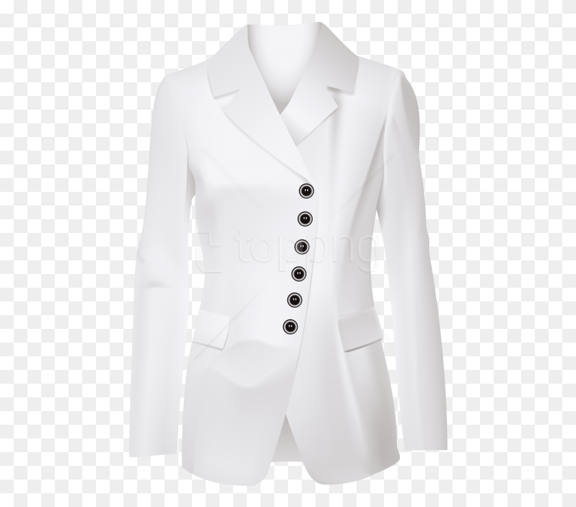 466x680 Free Female White Jacket Images Transparent, Clothing, Apparel, Blazer HD PNG Download