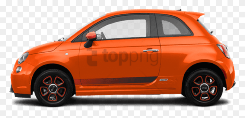 850x378 Free Fiat 500 Orange Images Background Fiat 500 Orange, Car, Vehicle, Transportation HD PNG Download