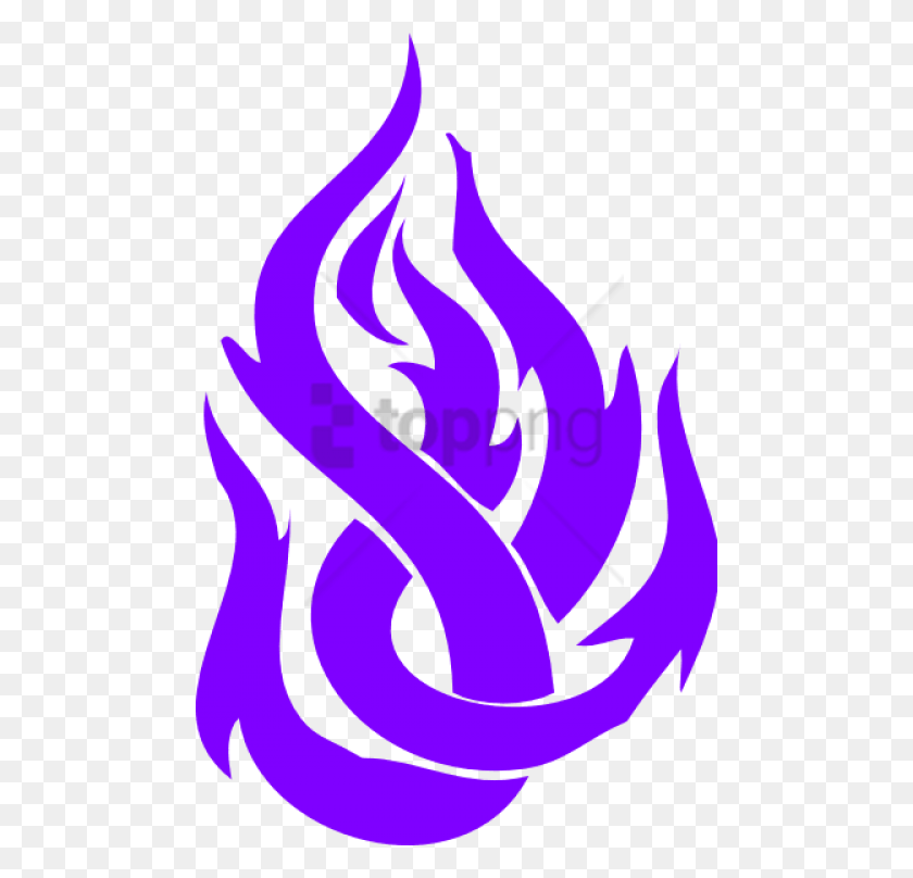 480x748 Free Fire Tattoo Transparent Images Purple Fire Transparent Background, Text, Symbol, Flame HD PNG Download