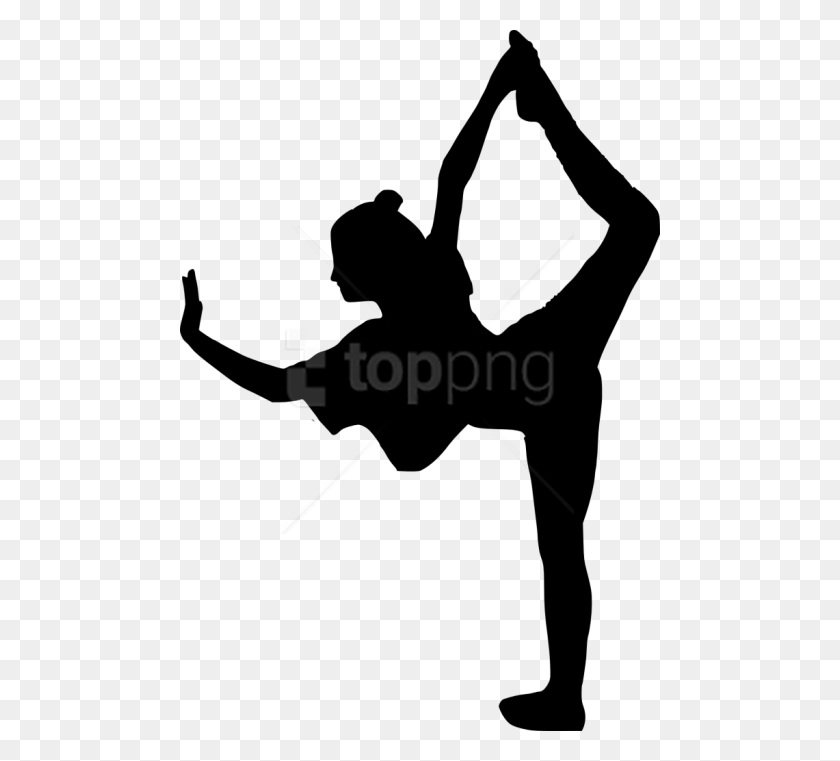 480x701 Free Fitness Silhouette Silhouette Of Performing Arts, Person, Human, Ninja HD PNG Download