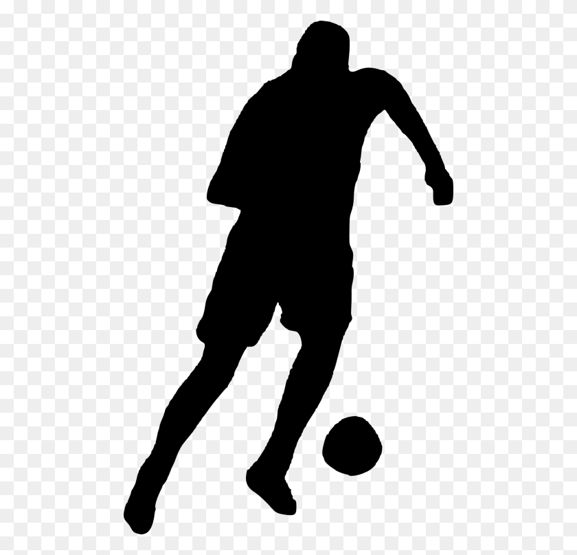 480x747 Free Football Player Silhouette Images Transparent Football Player Free, Person, Human HD PNG Download