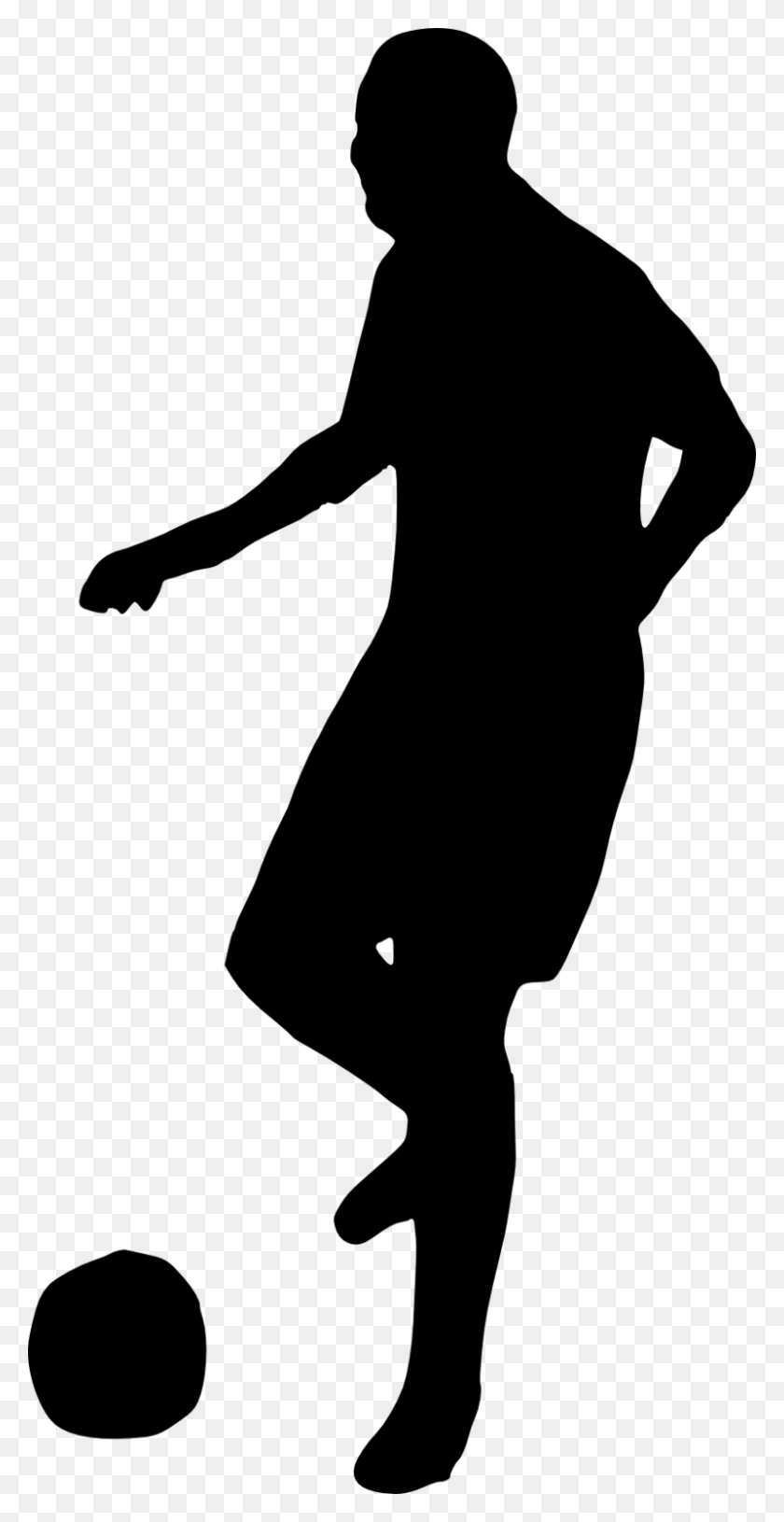 800x1611 Free Football Player Silhouette Images Transparent Silhouette, Gray, World Of Warcraft HD PNG Download